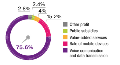 Revenue Structure from Core Operations  in 2024