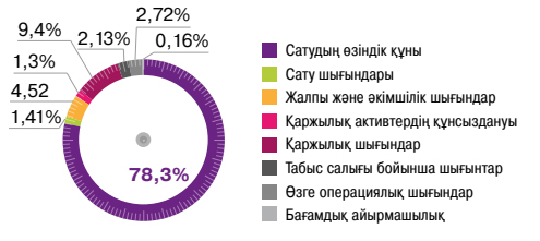 2024 жылғы Компания шығындарының құрылымы